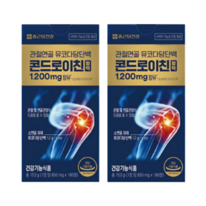 [TV홈쇼핑 구성] 종근당건강 관절연골 뮤코다당단백 콘드로이친 활력 1200mg 엄홍길추천 소연골 관절 연골 영양제