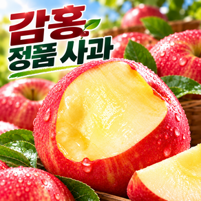 [딱100박스만] 1차산지직송 벌꿀맛 감홍사과 특품 정품
