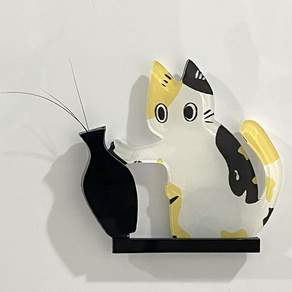 고양이 자석 반려동물 수염 보관 냉장고 마그넷