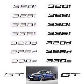 [주주파츠몰] BMW 호환 3시리즈 F30 F32 GT 레터링 트렁크 배지 엠블럼 12년~18년 호환 용품