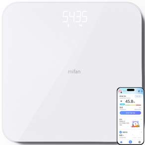 MIFAN 가정용 디지털 LED 인바디 체지방 체중계