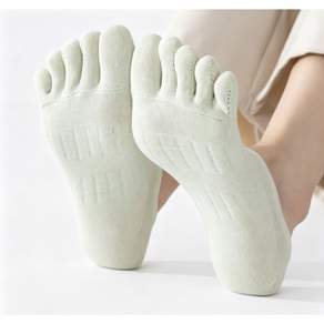 지이론 여성 항균면 기능성 쿠션 발가락 양말 3켤레