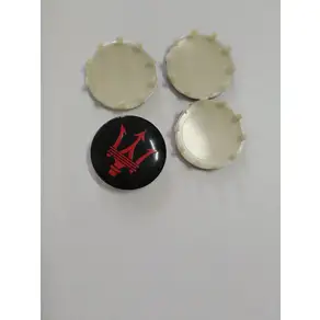 마세라티 그란투리스모 콰트로포르테 레반테 쿠페 GTS Q4 액세서리용 4개 8개 60MM 자동차 휠 센터 허브 캡
