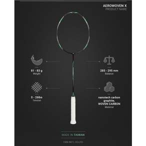 FLEET 플리트 배드민턴라켓 에어로우븐 X Aerowoven_X 4U 50% 반값보상 할인판매 (거트+그립 무료서비스) 배드민턴 [라온스포츠]