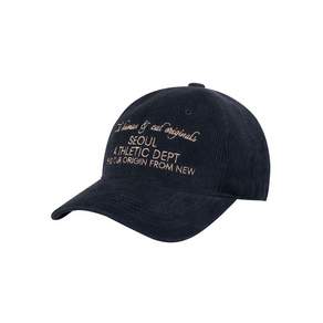 [매장정품] 휴먼앤캣 HUMAN N CAT 서울 코듀로이 볼캡 [네이비] SEOUL CORDUROY BALL CAP [NAVY] 2273391