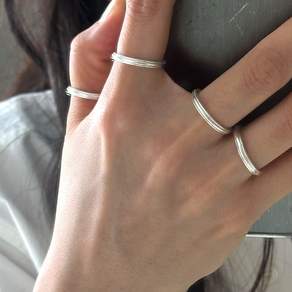 Better ring 반지 여성반지 패션반지 데일리반지 실버반지 레이어드반지 커플링 액세서리 반지 세트 힙한반지