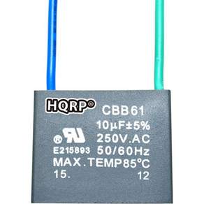 HQRP 50개 세트 천장 선풍기 커패시터 CBB61 4.5uf5uf5uf 5선 UL 인증
