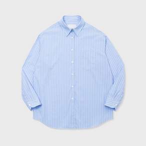 아틀리에 델디오 COTTON STRIPE SHIRT (BLUE PINK)