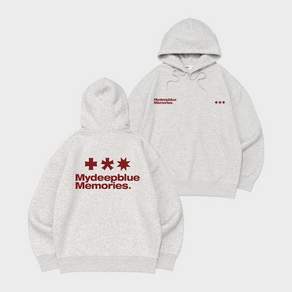 마이딥블루메모리즈 (SS) MM SYMBOL LOGO SOFT HOODIE_2 Colors