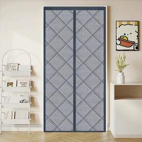 출입문 바람막이커튼자석 벨크로 커텐 바람막이 방풍 방한 양문형 커튼