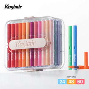 Kasimir고발색 직액식 마카펜 세트 레이어링 가능 번짐방지