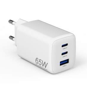 65W 고속 충전기 3포트 멀티 GaN PD PPS C타입 초고속 충전기 G1 647 X 1개 스마트폰 어댑터