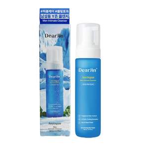 디어진 아티크 남성 청결제 고환 사타구니 항문 냄새 가려움 엠존 케어 190ml 1개