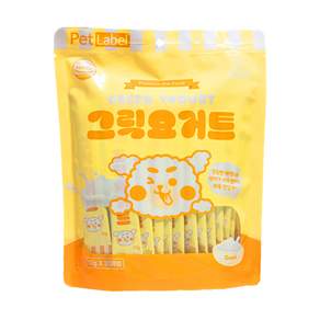 펫라벨 그릭요거트 강아지간식 강아지용 츄르 영양간식