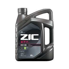 지크 X7 LS 5W30 C2 C3 6리터 API SP 합성 가솔린 디젤 겸용 엔진오일