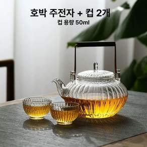 부부티하우스 라운드 앤틱 차호 티팟 부부티 내열유리
