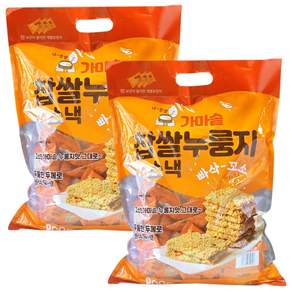 가마솥 찹쌀 누룽지 스낵 고소한 바삭식감 크런치