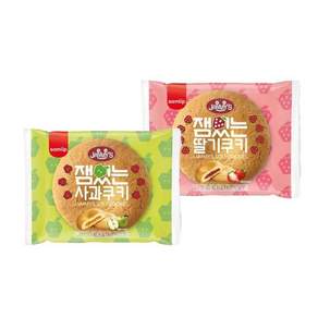 삼립 잼쿠키 75g 20입 2종1박스 택(사과맛/딸기맛)