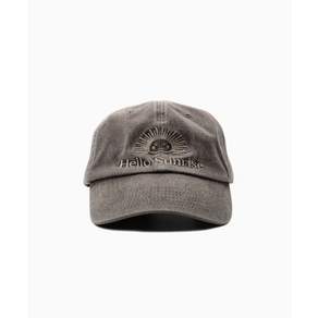 HELLO SUNRISE Washed OG Logo Ball Cap_VTG Brown