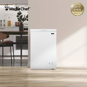 매직쉐프 심플 100L 냉동고 화이트 미니 소형 급속 냉동 MCF-H1000W