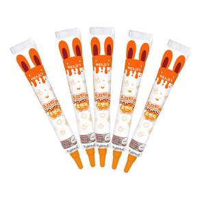 델리시 소프트펜 베이킹 쿠킹 데코펜 18g x 5개 (주황)