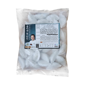 스마일유통 맛있는 에드워드권 셰프 쫄깃한 투명 감자피 콜라겐통만두 투명고기만두
