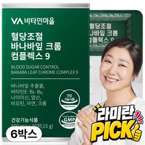 비타민마을 혈당조절 바나바잎 크롬 컴플렉스9 15g