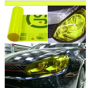 광택 투명 라이트 블랙 연기 PVC 필름 색조 30X60cm 자동 자동차 라이트 헤드 라이트 미등 색조 비닐 필름