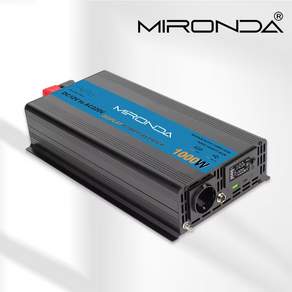 순수정현파 차량용 인버터 MIRONDA 캠핑용 차박 한국형 KC인증 60hz 12V/24V 220V ST용량 1000W