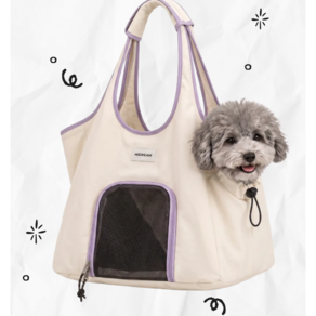 IAE AIRY BAG 에어리백 강아지 이동가방 경량 메쉬 숄더백