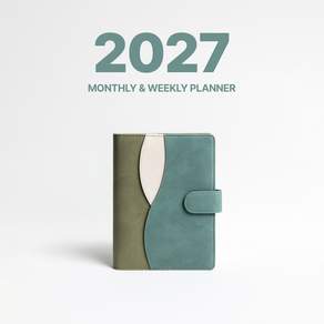 WAVY 프리미엄 6공 비즈니스 2027년 날짜형 다이어리