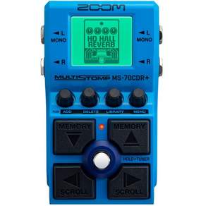 ZOOM MS-70CDR Plus 149 공간계 멀티 스톰프 이펙트 탑재 기타베이스신디 대응 3년