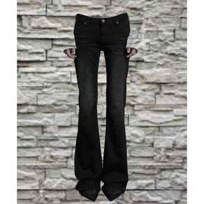 [10월 6일 배송] INEGI Deep Fade Bootcut Jeans (black)