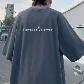JBOOM 디스틴 오버핏 반팔티 프린트 티셔츠