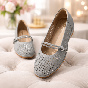 허시파피 NCBC <26년 최저가> 여성 펀칭 큐빅 메리제인 웨지굽 3F26451 Hush Puppies 초경량 4cm 통굽 발편하고 화려한 플랫 로퍼 3F26452