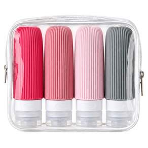 라미 여행용 샴푸 바디워시 세면도구 공병 세트 90ml 4P