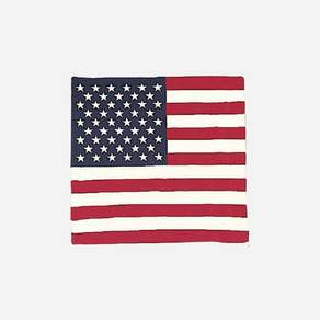 [로스코/국내배송] 22INCH TRAINMEN BANDANA (US FLAG) 반다나