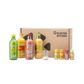 클로스터 생강샷 4종 샘플세트 Kloster Kitchen Ingwer Shot Probierset M I 4 Sorten 4x 360 ml + 4x 30 ml