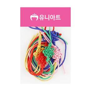 아이그린 매듭2500매듭대색상혼합P0000GAV 악세사리부자재 포장부자재 책갈피부자재