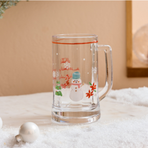 [MODERN HOUSE 중계점] XMAS 메리티파티 하이볼잔(눈사람) 380ml GA9124021