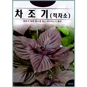 KS종묘 차조기 적자소 씨앗 500립 소엽 일반종 ks