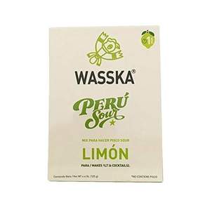 124.7g 백 와스카 페루 믹스 피스코 사워 레몬/피스코 4.4 oz Bag Wasska Peruvian Mix Pisco Sour Lemon/Mix para hacer Pis