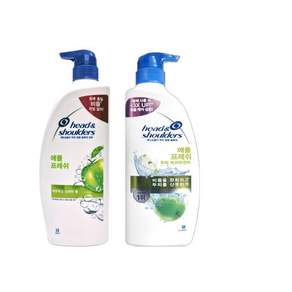 헤드앤숄더 두피 토탈 솔루션 애플 프레쉬 샴푸 850ml + 두피 트리트먼트 850ml