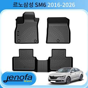 Jenofa 방수 논슬립 청소 편리한 TPE 카매트 세트