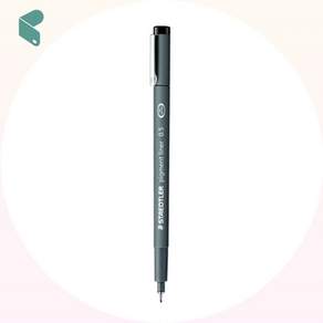 라인펜 스테들러 피그먼트0.3mm 10입 흑색 균일선표현 스케치용 커머스픽101