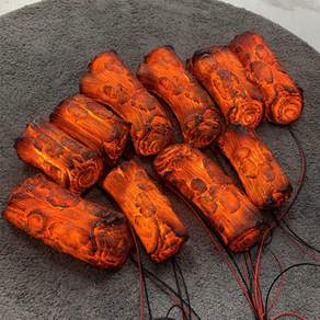 모형 장작 숯 LED 벽난로 숯불 불꽃 모조 전기 모닥불 B형 220V (10개묶음)