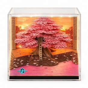 레이란 뜯어쓰는 달력 2027년 입체달력 신년 캘린더 3D 선물 메모지 찢는 트리 뜯는달력