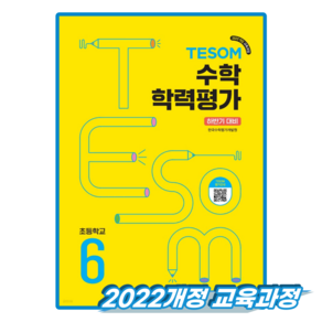 TESOM 수학학력평가 초6 하반기대비 (2022개정 교육과정)