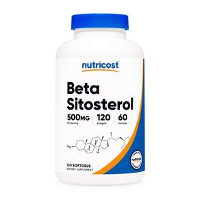 뉴트리코스트 베타 시토스테롤 500mg 소프트젤 120정 1병
