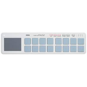 KORG코르그 〔USB MIDI 컨트롤러〕 nanoPAD2 nanoPAD2-WH 화이트[NANOPAD2WH]